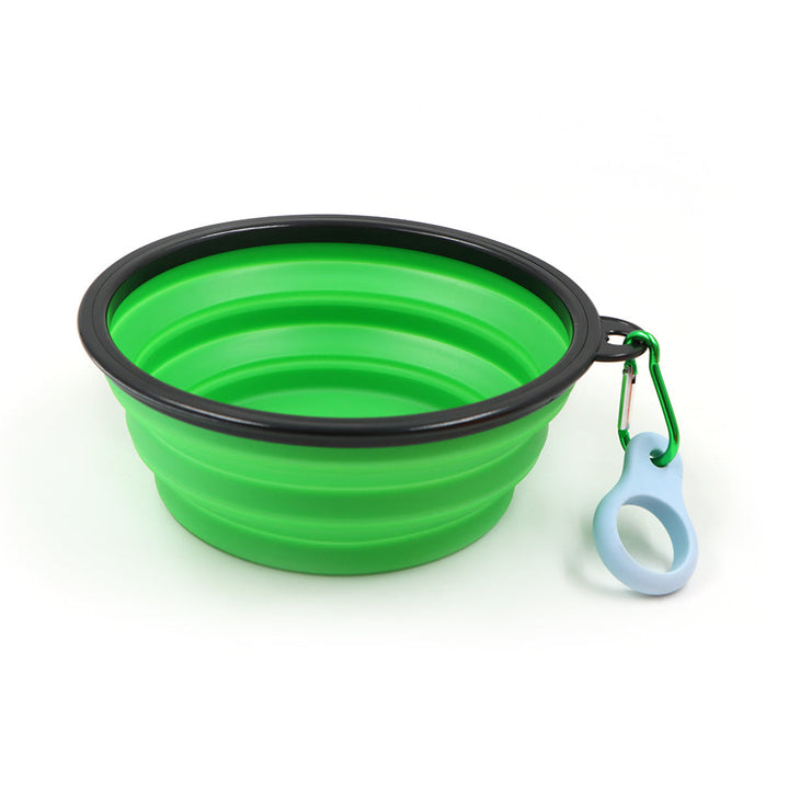 Collapsible Travel Bowl With Clip Silicone Dog Bowl Portable Pet Hydration For Travel 2025 Holiday
