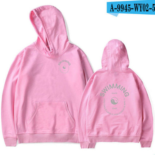 Warm Unisex Hoodie - Pullover, Cotton Blend, For Winter