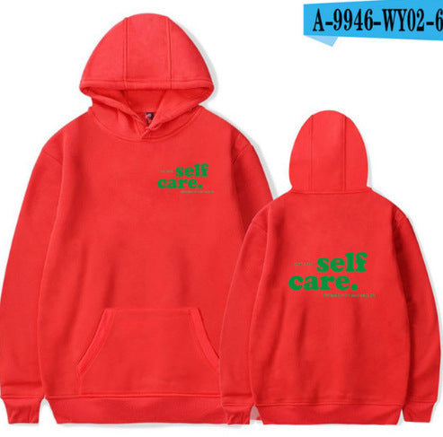 Warm Unisex Hoodie - Pullover, Cotton Blend, For Winter