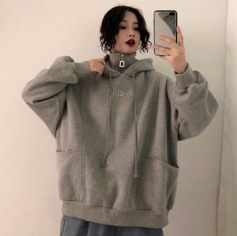 Oversized Cozy Womens Hoodie - Mid Length Fleece Winter