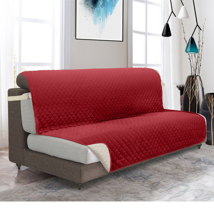 Couch Cover Furniture Protector With Side Pockets And Back Straps Reversible colours Fall 2025 Pet Friendly