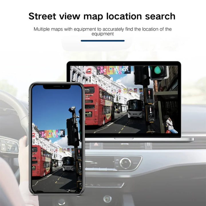 GPS Tracker for Cars – Real-Time Vehicle Tracker, Magnetic Anti-Theft GPS Device, Long Battery Life