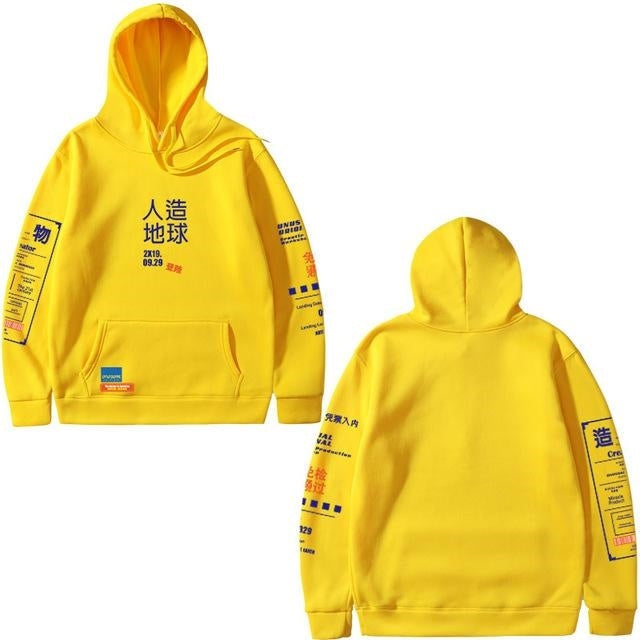 Breathable Mens Cropped Hoodie - Boxy Wool Blend, Casual