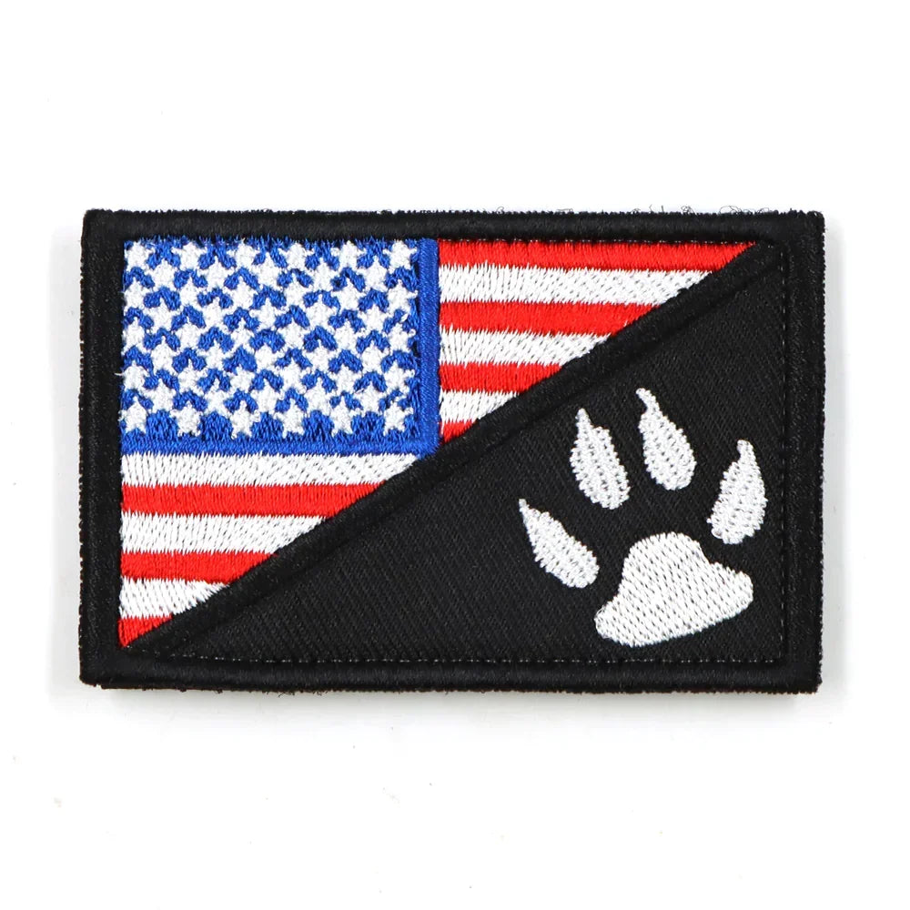 Service Dog Patch Black Harness Label Hook And Loop Fasteners Fall 2025 Easy On Off For Quick Identification