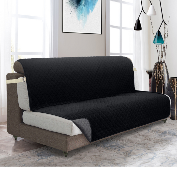 Couch Cover Furniture Protector With Side Pockets And Back Straps Reversible colours Fall 2025 Pet Friendly