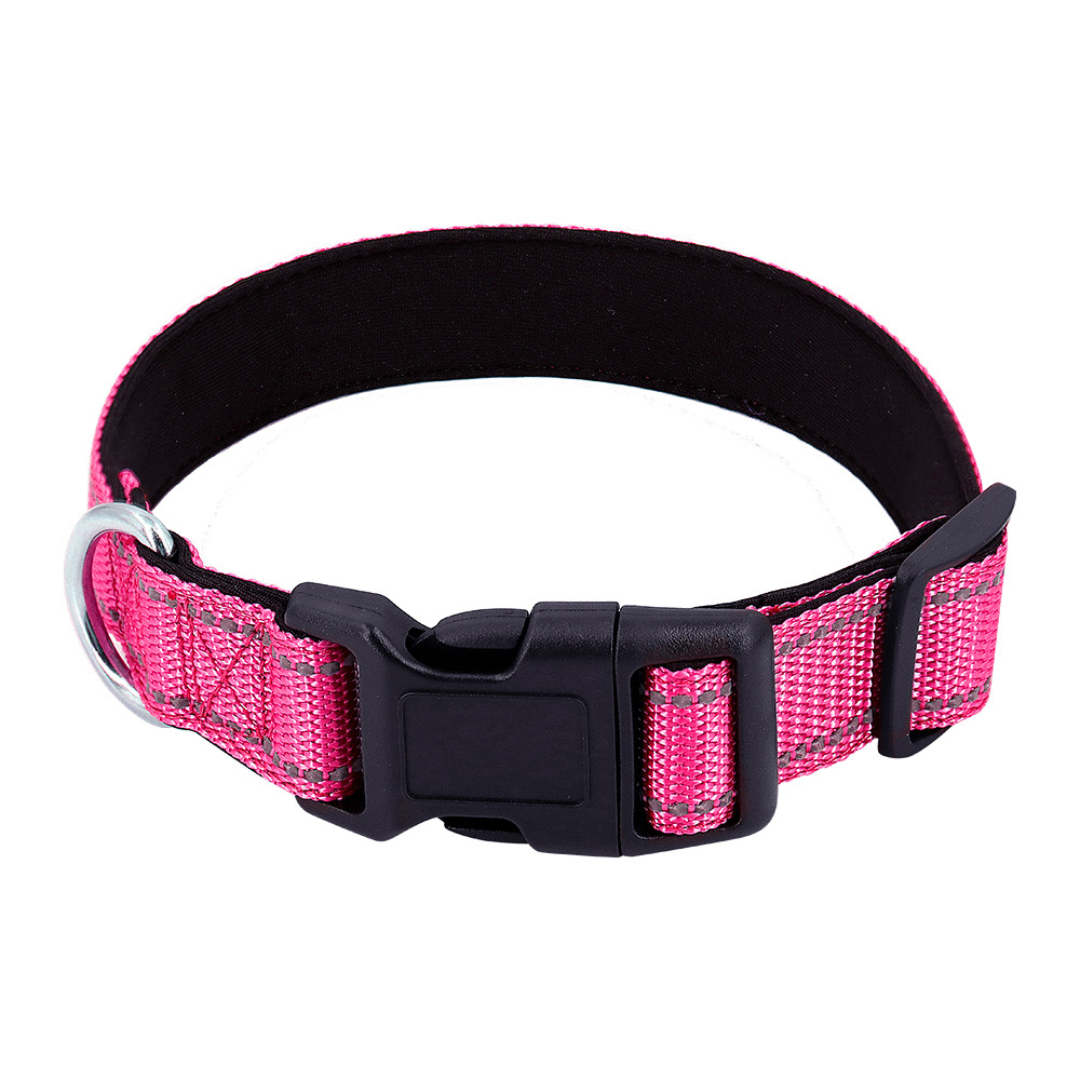 Reflective Dog Collar Quick-Lock Buckle - Safe Night Walks, Fall 2025 Gift Idea For Pets