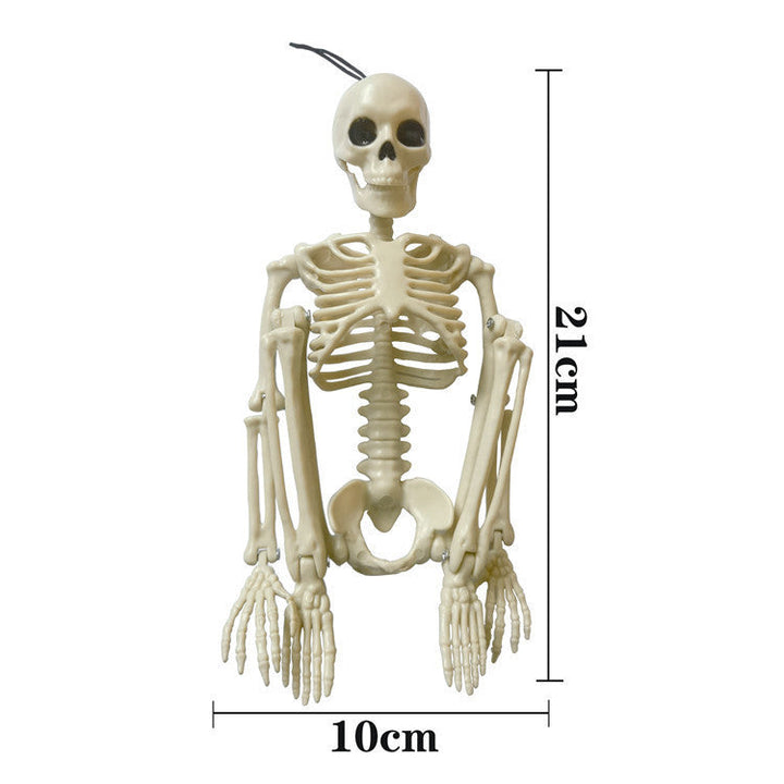 Halloween Plastic Skeleton Couple Props Wedding Veil Decor