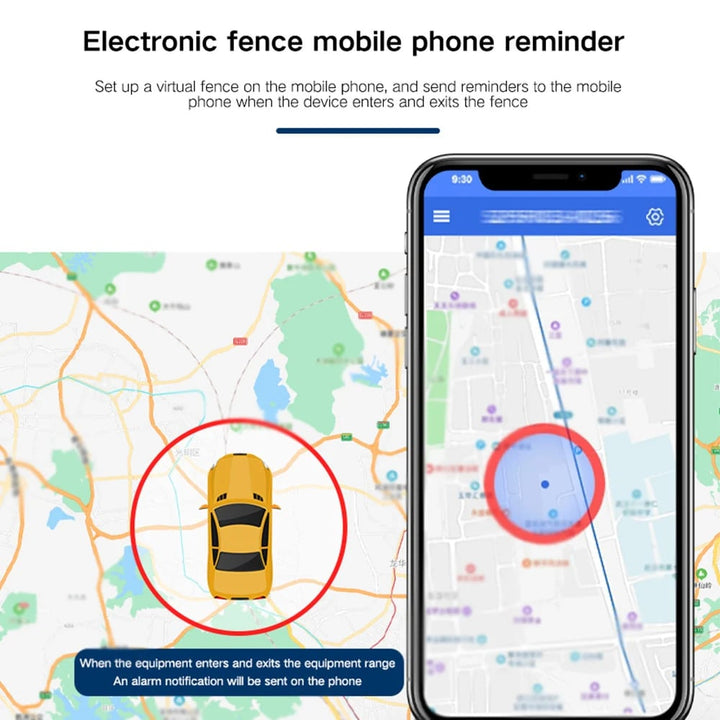 GPS Tracker for Cars – Real-Time Vehicle Tracker, Magnetic Anti-Theft GPS Device, Long Battery Life