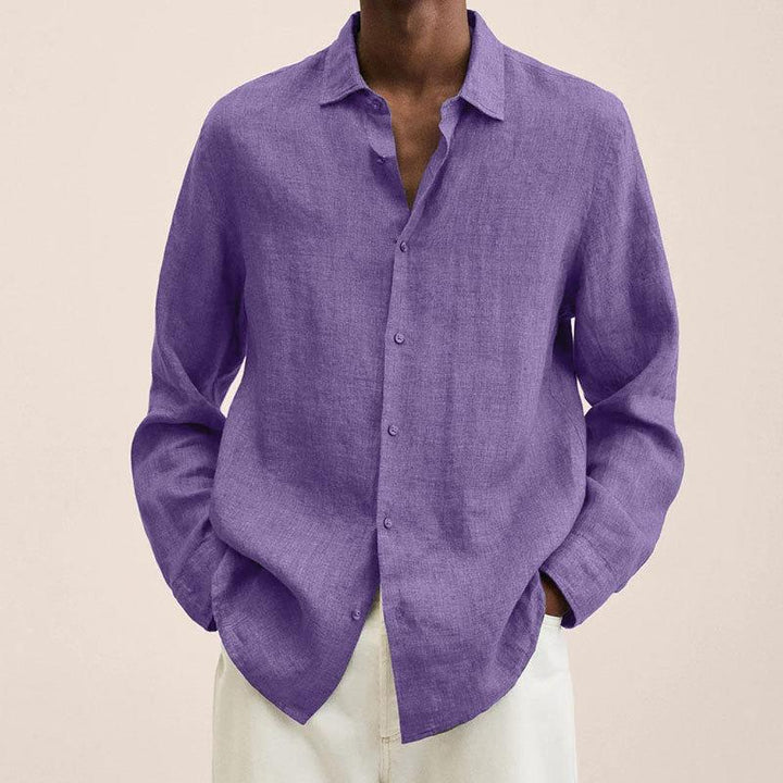 Elegant Linen Shirt for Men - Breathable Stylish Fit for All Occasions, Comfortable Summer Wear, Versatile Casual Attire