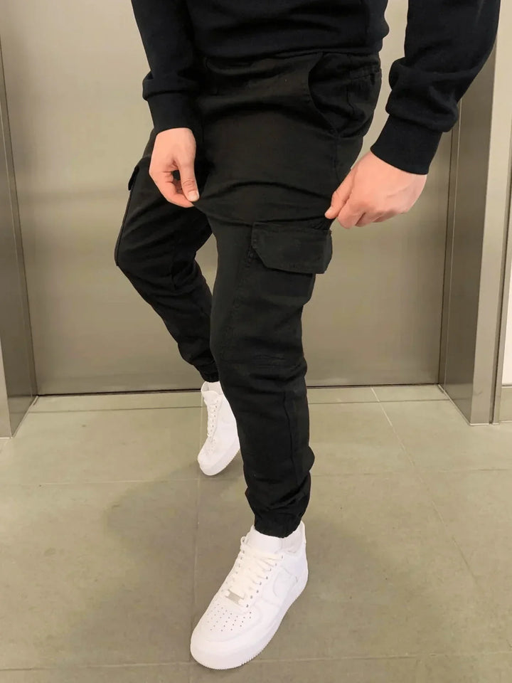 Comfortable Loose Fit  Cargo Pants for Women with Practical Pockets and Elastic Waistband