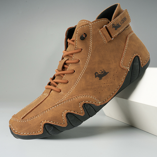 Unisex Leather Barefoot Shoes with Anti-Slip Design and Breathable Comfort for Daily Wear