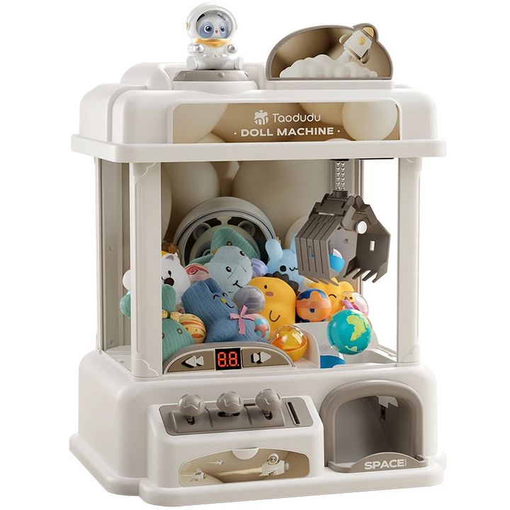Standard Coin Operated Mini Claw Machine for Kids Arcade Game with Plush Prizes