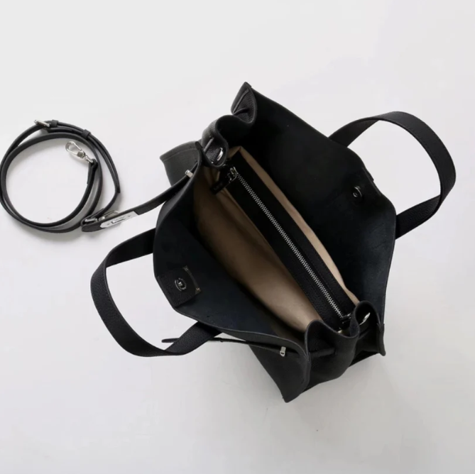 Soft &amp; Structured Women’s Crossbody Bag - Top-Handle Silhouette, Pebbled Cowhide Leather, For Everyday Urban Use