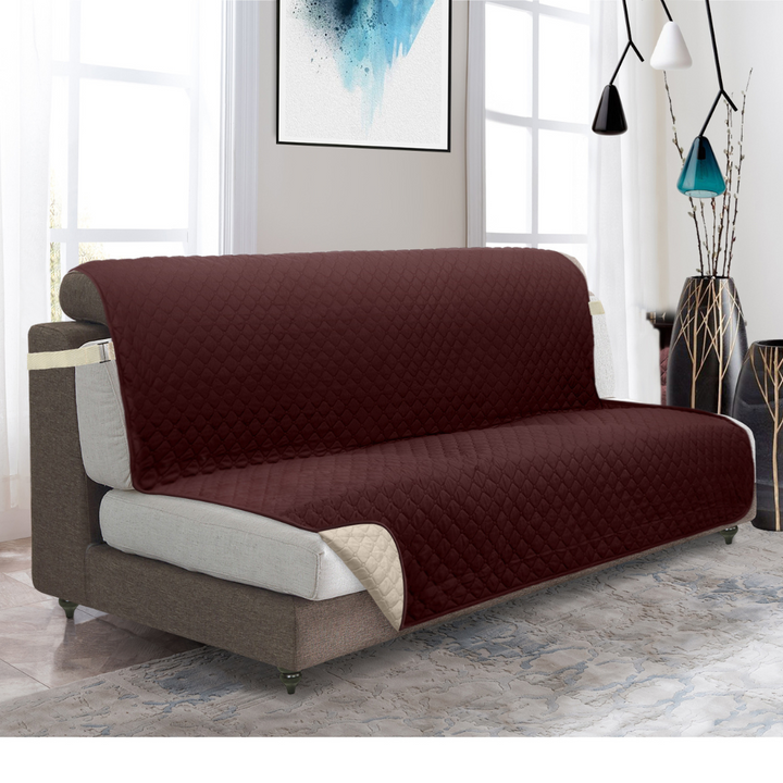 Couch Cover Furniture Protector With Side Pockets And Back Straps Reversible colours Fall 2025 Pet Friendly