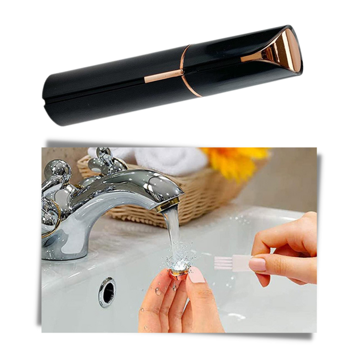 Electric Facial Hair Shaver - Portable, Safe Shaving Tool for Men and Women, Easy to Clean