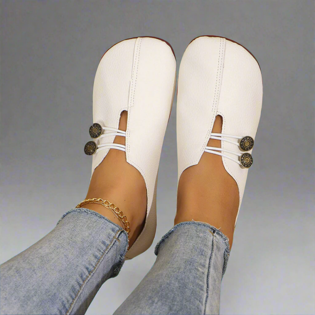 Black Penny Loafers for Women, Premium Goat Leather, Comfortable Everyday Footwear, Stylish and Versatile Design
