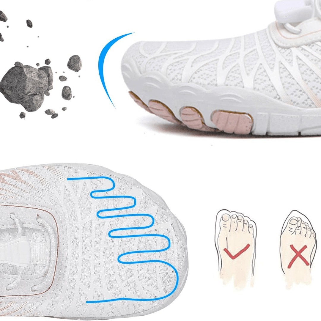 Unisex Barefoot Shoes for Men and Women, Flexible Lightweight Minimalist Design with Breathable Mesh and Non-Slip Sole