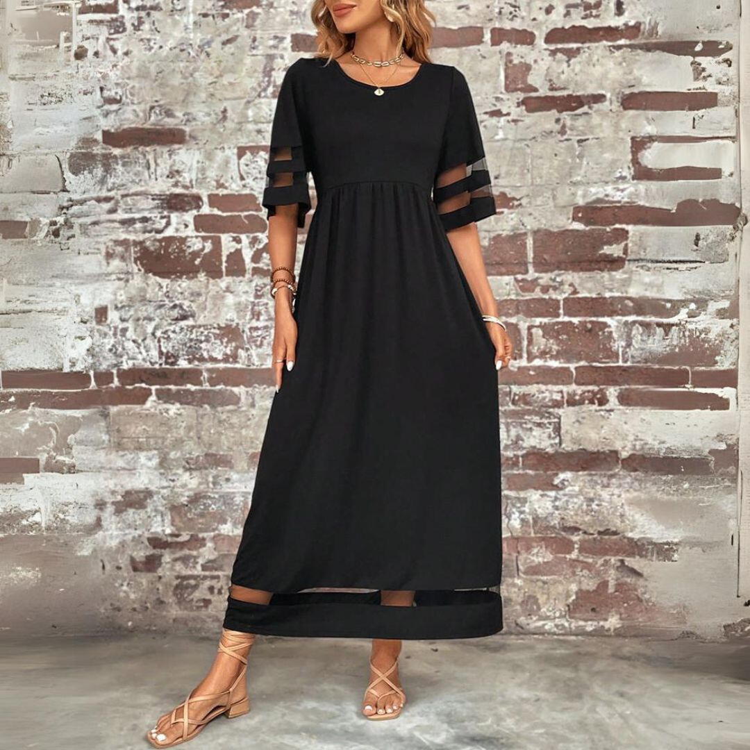 Elegant Womens Dress, Flattering Tummy Control Formal Dress for Wedding Guests, Plus Size Available, Versatile for Any Occasion
