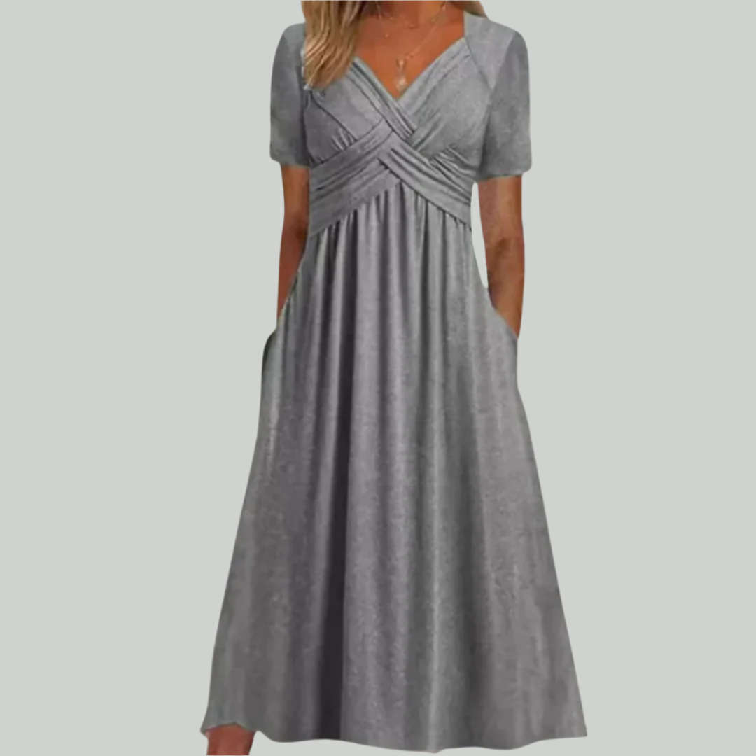 Elegant V-Neck Women&