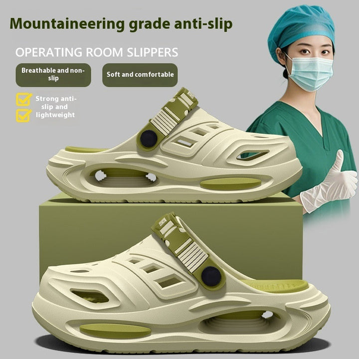 Breathable unisex clog sandals – slip-resistant, EVA, deodorising, casual leisure