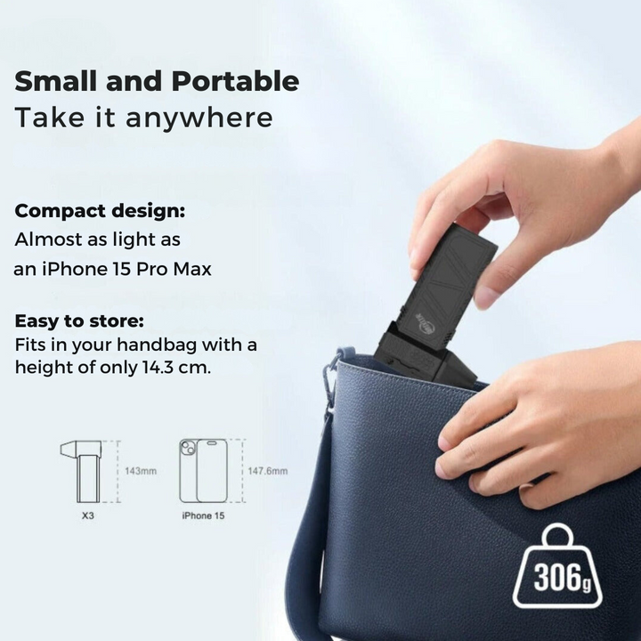 Turbo Air Blower Pro™ - High-Speed Dust Removal Tool for Electronics and Industrial Use, Compact and Portable Cleaning Device
