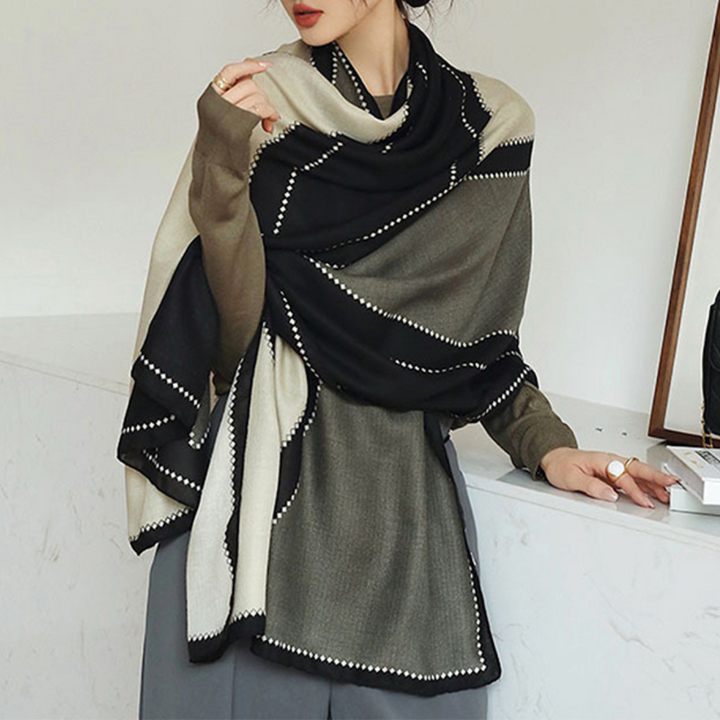 Lightweight Women’s Rectangular Shawl - Cotton Viscose City