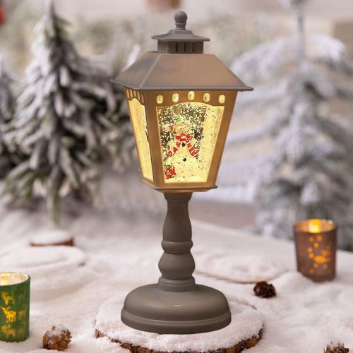 Illuminated Christmas Night Light Table Lamps - Santa, Snowman &amp; Tree Decorations