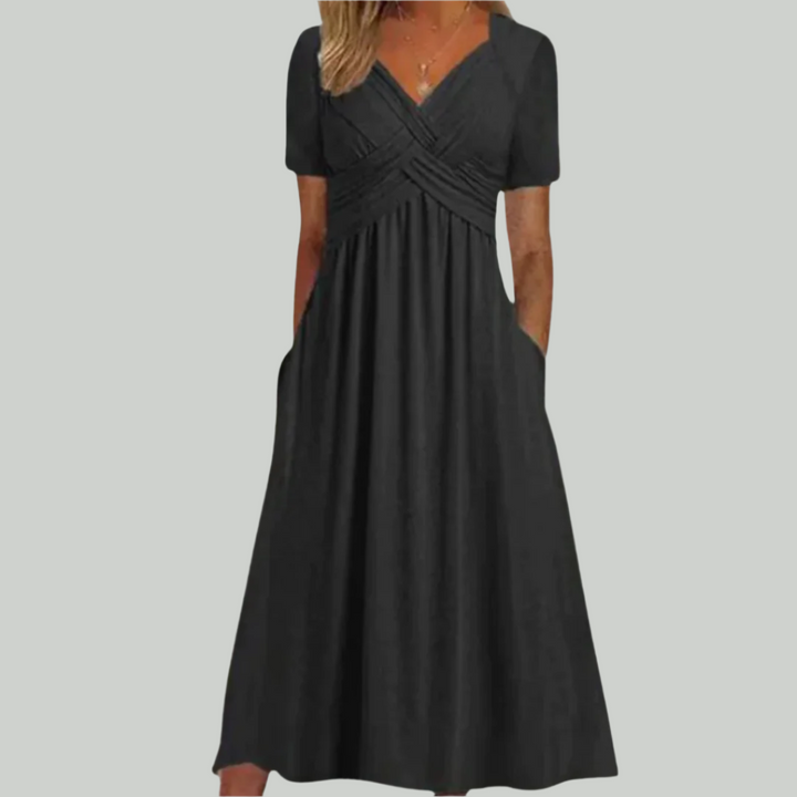 Elegant V-Neck Women&