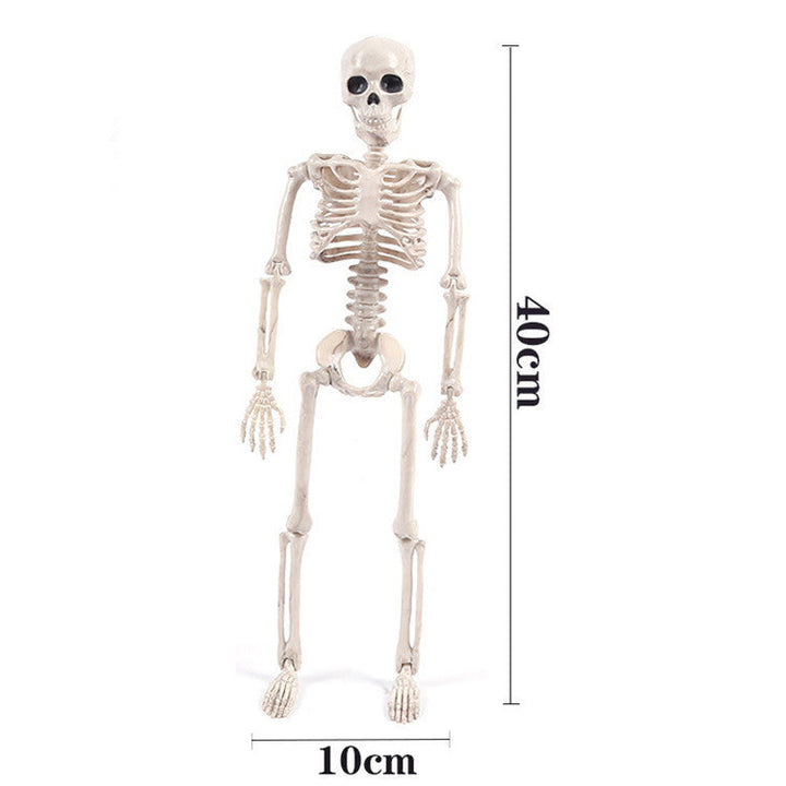 Halloween Plastic Skeleton Couple Props Wedding Veil Decor