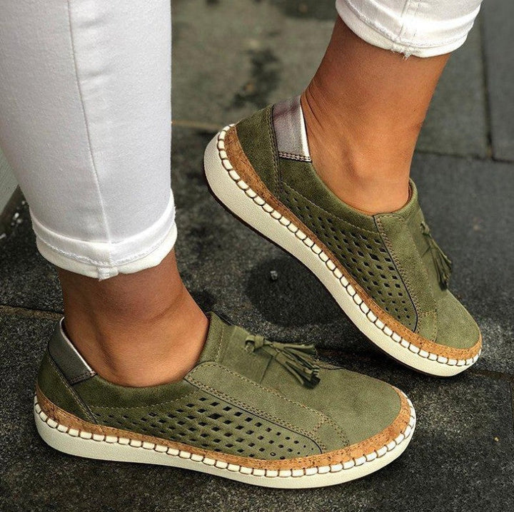 Breathable Slip-On Shoes with Orthopedic Support and Lightweight Comfort for Everyday Wear