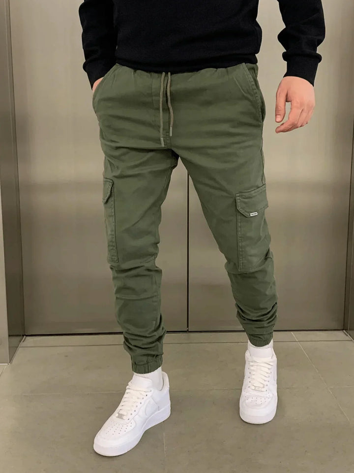 Comfortable Loose Fit  Cargo Pants for Women with Practical Pockets and Elastic Waistband