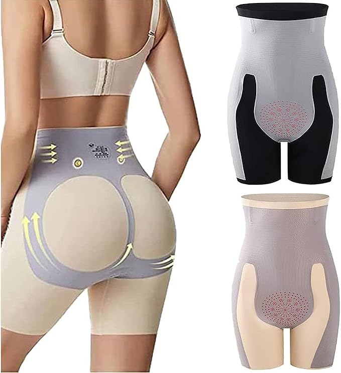 High Waist Tummy Control Shapewear Shorts for Women, Breathable Compression Shorts for a Flattering Silhouette, Sizes M-2XL