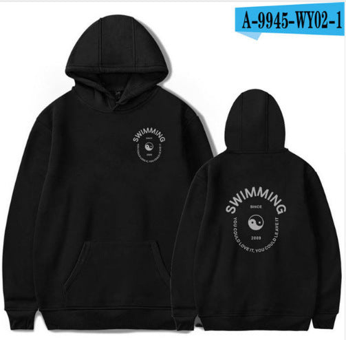 Warm Unisex Hoodie - Pullover, Cotton Blend, For Winter