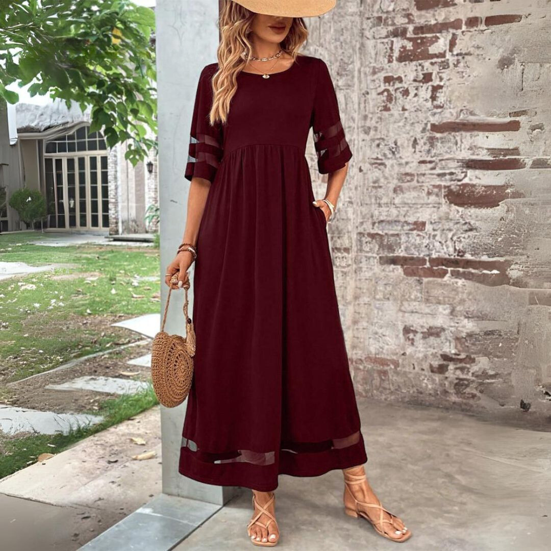 Elegant Womens Dress, Flattering Tummy Control Formal Dress for Wedding Guests, Plus Size Available, Versatile for Any Occasion