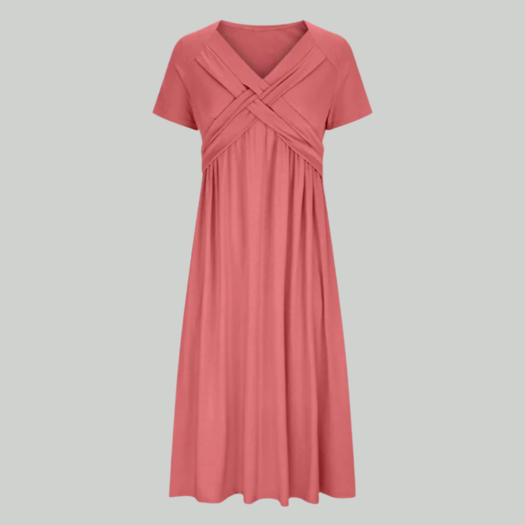 Elegant V-Neck Women&