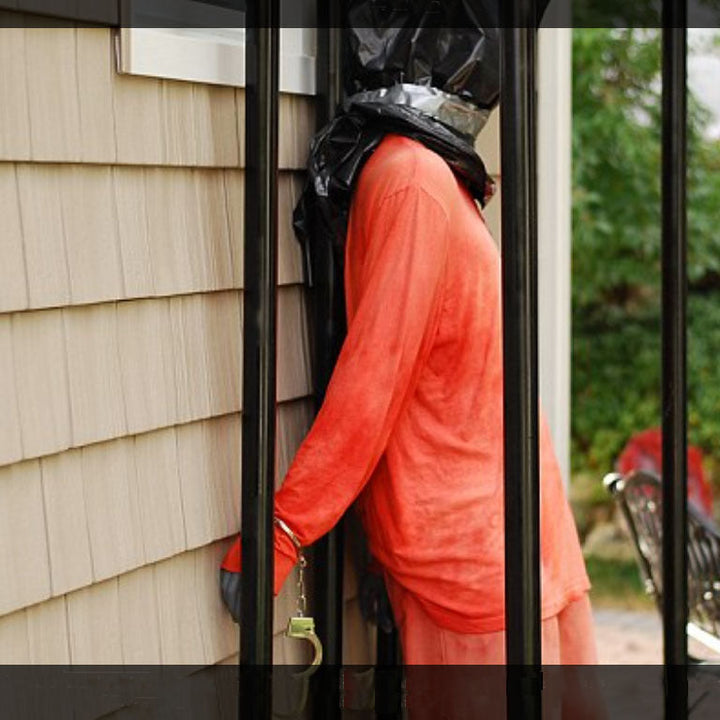 Halloween Hanging Death Row Figure Decoration Spooky Yard