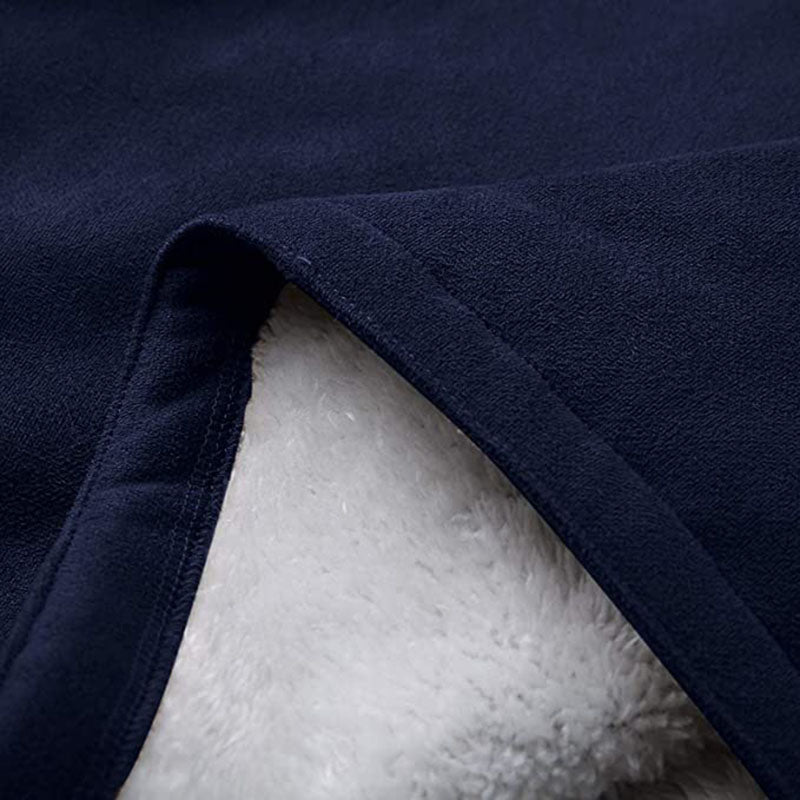 Warm Womens Winter Jacket - Hooded Mid-Thigh, Suede