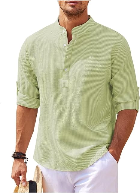 Relaxed Cotton Shirt for Casual Outings and Elegant Layering, Soft Breathable Fabric, Available in Various Sizes and Colors