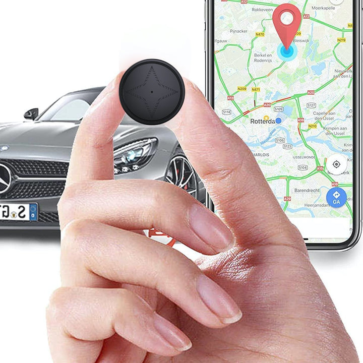 GPS Tracker for Cars – Real-Time Vehicle Tracker, Magnetic Anti-Theft GPS Device, Long Battery Life