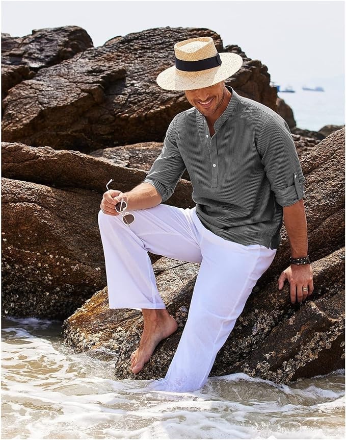 Relaxed Cotton Shirt for Casual Outings and Elegant Layering, Soft Breathable Fabric, Available in Various Sizes and Colors