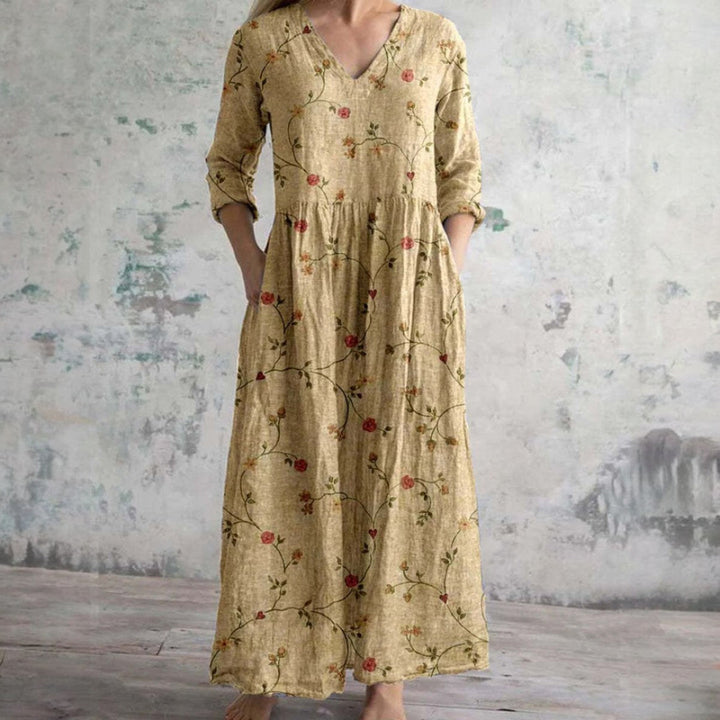 Elegant Floral Summer Dress for Women - Versatile Wedding Guest and Formal Occasions
