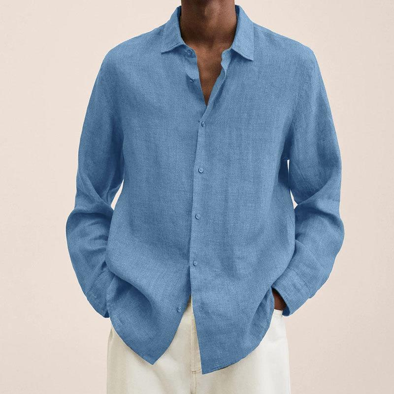 Elegant Linen Shirt for Men - Breathable Stylish Fit for All Occasions, Comfortable Summer Wear, Versatile Casual Attire