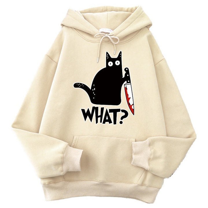 Oversized Men’s Hoodie - Graphic Pullover, Wool Lined Casual