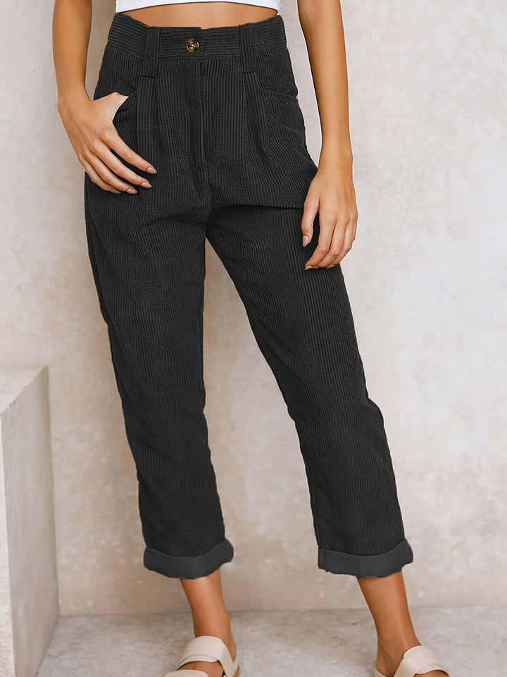 High Waist Casual Women&