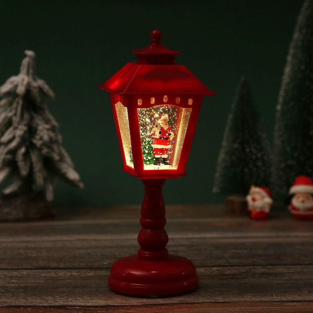 Illuminated Christmas Night Light Table Lamps - Santa, Snowman &amp; Tree Decorations