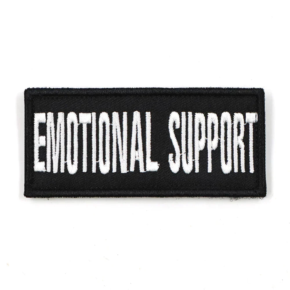 Service Dog Patch Black Harness Label Hook And Loop Fasteners Fall 2025 Easy On Off For Quick Identification