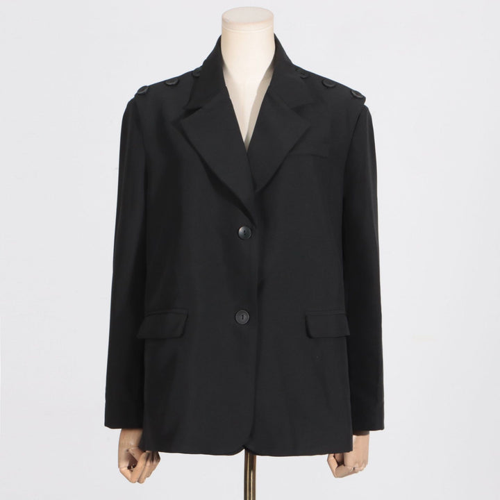 Oversized Women’s Blazer – Asymmetric, Polished, Polyester, Office Wear Essential