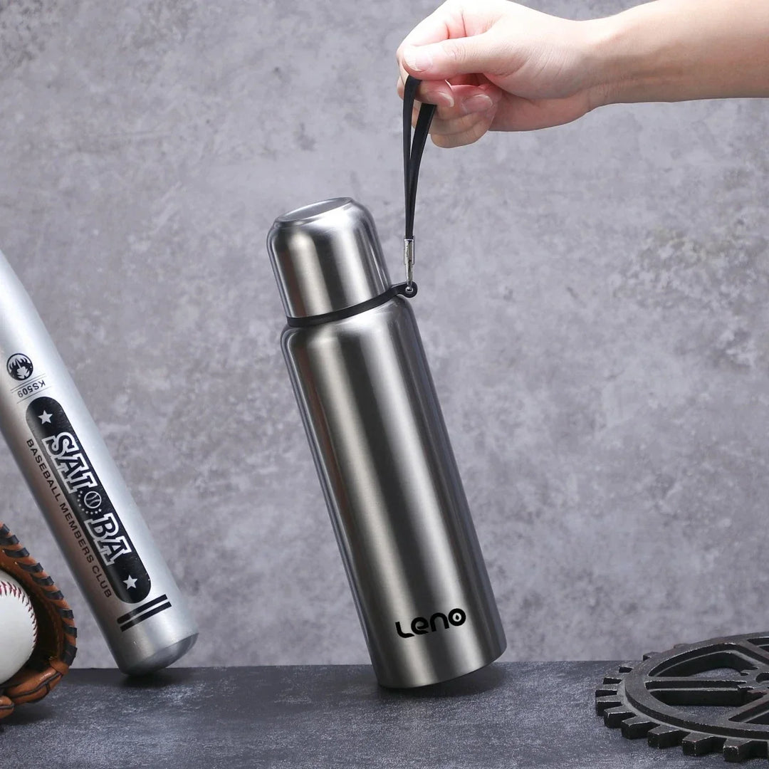 Stainless Steel Water Bottle – Vacuum Insulated Sports Bottle, Summer Travel 2026 Keeps Drinks Hot Or Cold