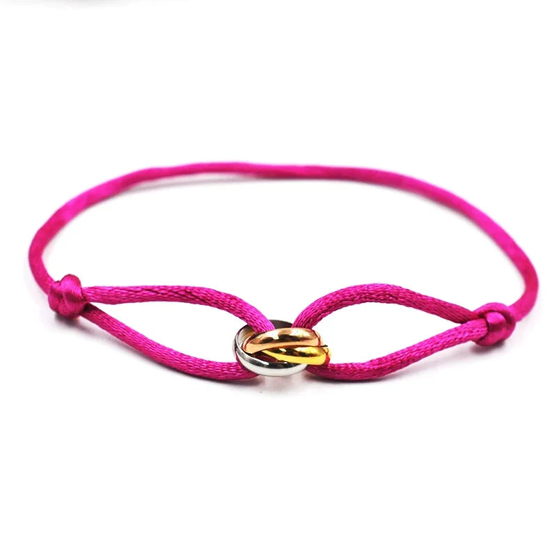 Bracelet Rope Chain Wrap Bracelet Adjustable Unisex Jewelry 3 Metal Buckle Fall 2026 Trend Gift
