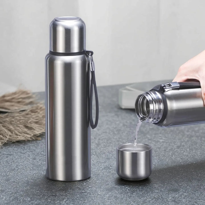 Stainless Steel Water Bottle – Vacuum Insulated Sports Bottle, Summer Travel 2026 Keeps Drinks Hot Or Cold
